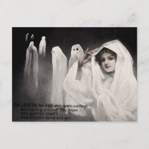Vintage Halloween vykort