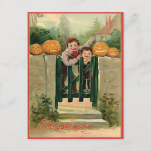 Vintage Halloween Vykort