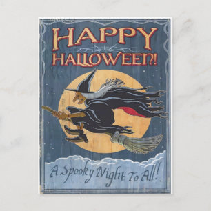 Vintage Halloween Vykort