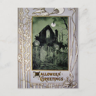Vintage Halloween vykort