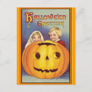 Vintage Halloween Vykort