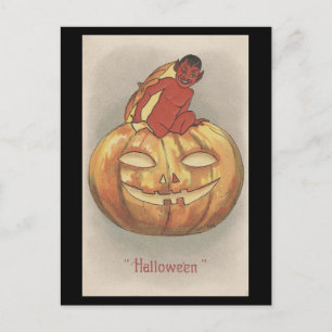 Vintage Halloween Vykort