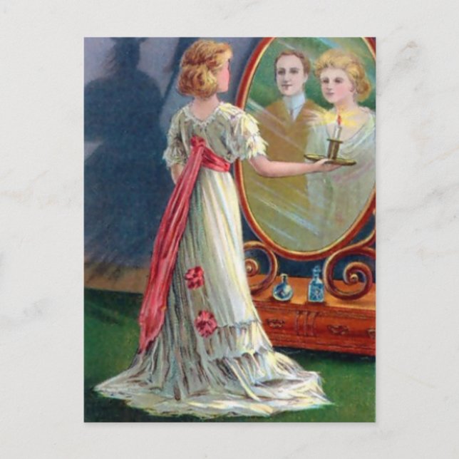 Vintage Halloween Vykort (Framsida)