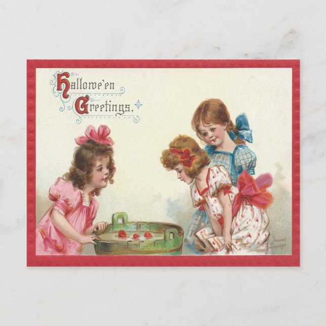 Vintage Halloween Vykort (Framsida)