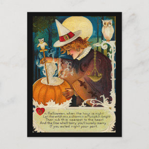 Vintage Halloween Vykort