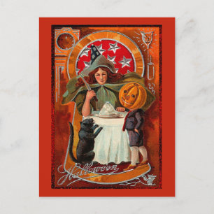 Vintage Halloween Vykort