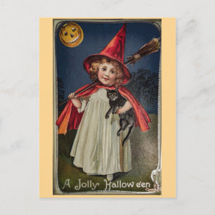 Vintage Halloween Vykort