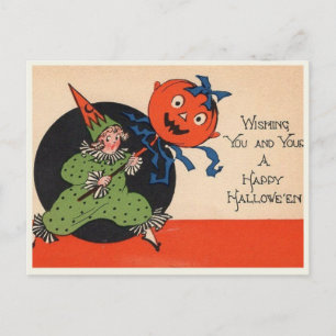 Vintage Halloween vykort