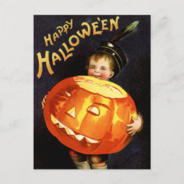 Vintage Halloween-vykort Helg Vykort