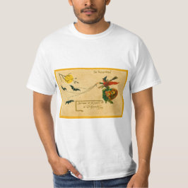 Vintage halloween-vykort t shirt