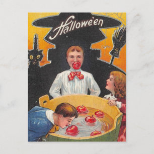 Vintage Halloween-vykort Vykort