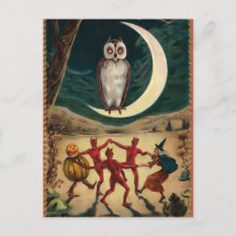 Vintage Halloween-vykort Vykort