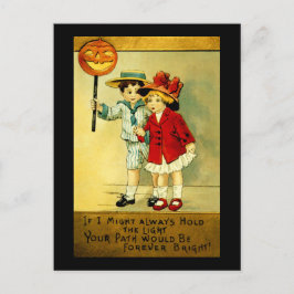 Vintage Halloween-vykort Vykort