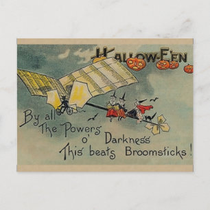Vintage Halloween-vykort Vykort