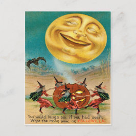 Vintage Halloween-vykort Vykort