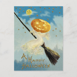 Vintage Halloween-vykort Vykort