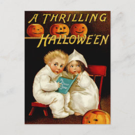 Vintage Halloween-vykort Vykort
