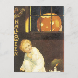 Vintage Halloween-vykort Vykort