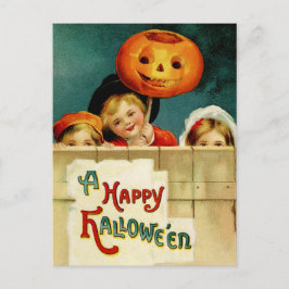 Vintage Halloween-vykort Vykort