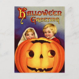 Vintage Halloween-vykort Vykort