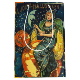 Vintage Halloween Witch Poster