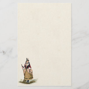 Vintage Halloween Witch Stationery Brevpapper