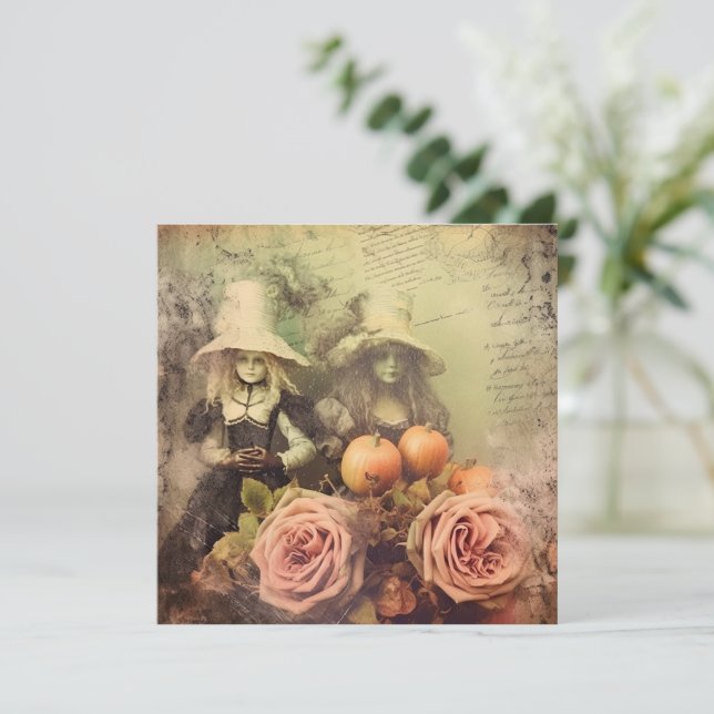 Vintage Halloween Witchcraft (1) (Stående Fram)