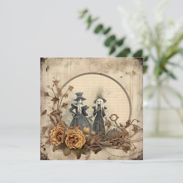 Vintage Halloween Witchcraft (12) (Stående Fram)