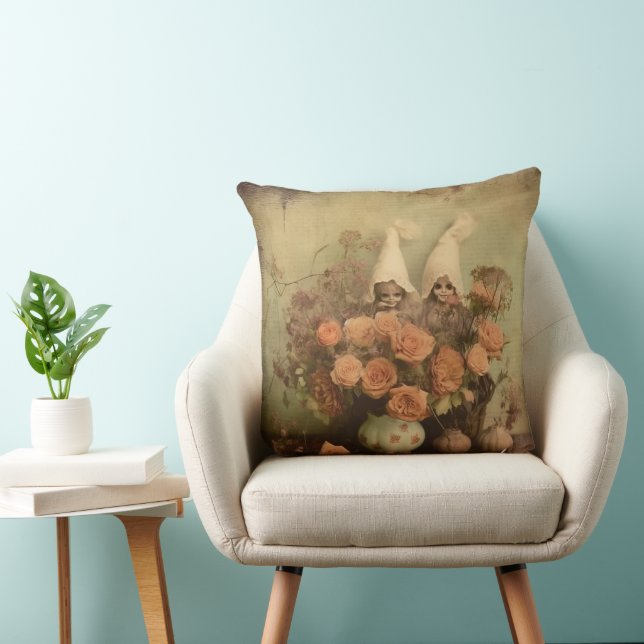 Vintage Halloween Witchcraft (2) Kudde (Stol)