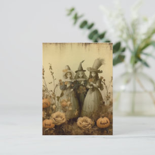 Vintage Halloween Witchcraft (5) Vykort