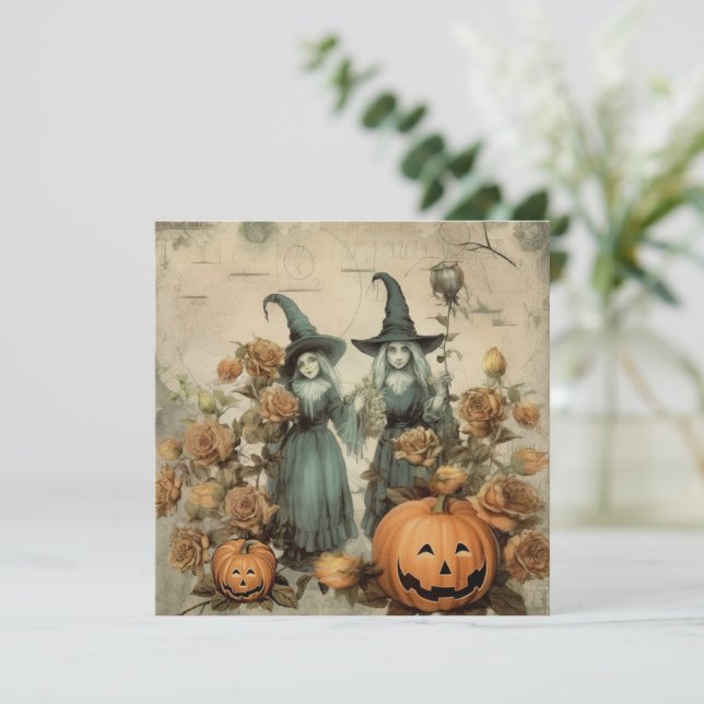 Vintage Halloween Witchcraft (6) (Stående Fram)