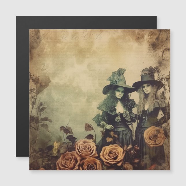 Vintage Halloween Witchcraft (7) (Fram/baksida)