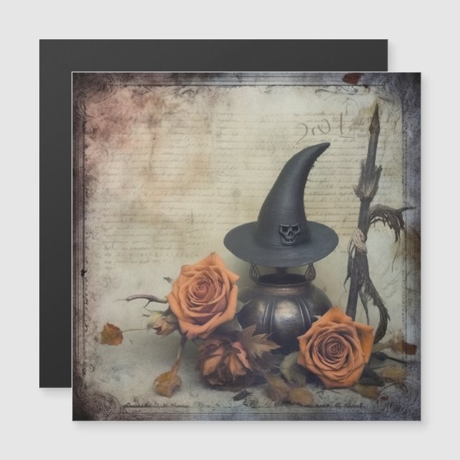 Vintage Halloween Witchcraft (8) (Fram/baksida)