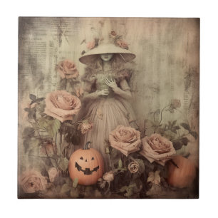 Vintage Halloween Witchcraft (9) Kakelplatta