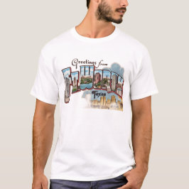 Vintage hälsning Fort Worth TX T Shirt