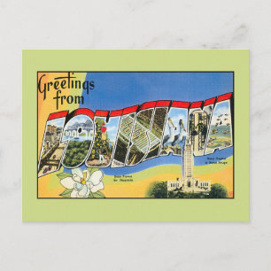 Vintage hälsning från Louisiana Vykort