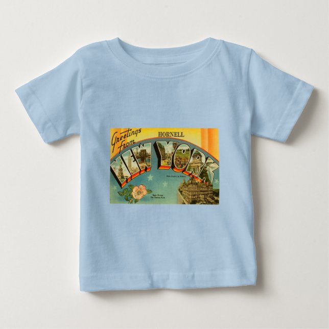 Vintage Hälsning från New York Tee Shirt (Framsida)