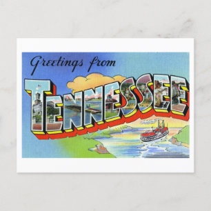 Vintage Hälsning från Tennessee Vykort
