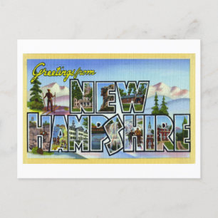 Vintage hälsningar från New Hampshire Vykort