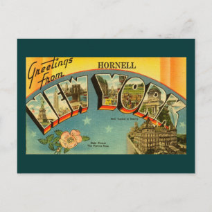 Vintage Hälsningar från New York Helg Vykort