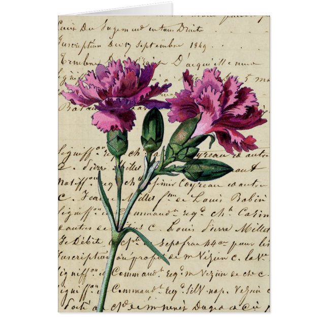 vintage hälsningskort (Framsidan)