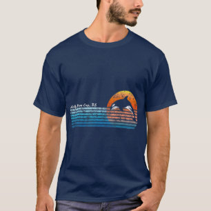 Vintage Halva Måne Cay Bahamas Retro 80-talet Ork T Shirt