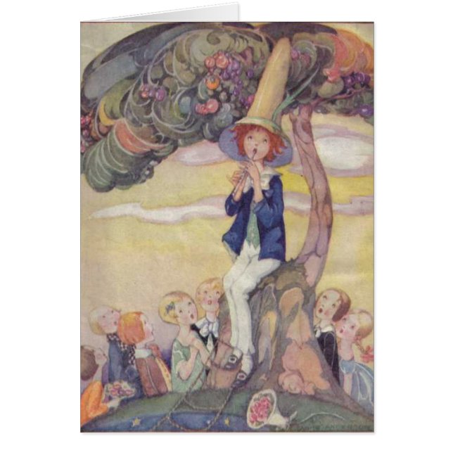 Vintage - Hamelins piper, Hälsningskort (Framsidan)