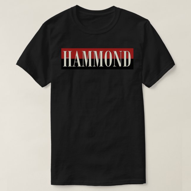 Vintage Hammond  T Shirt (Design framsida)