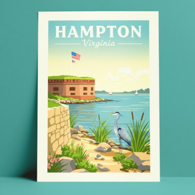 Vintage Hampton Virginia Vykort (Skapare uppladdad)