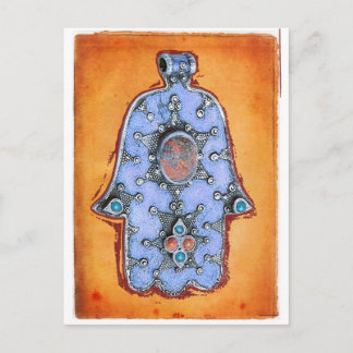 Vintage Hamsa Vykort