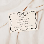 Vintage Hand Drawn Wedding RSVP Card Tilläggskort<br><div class="desc">This hand drawn RSVP card template featuring cute hand drawn elements and a retro themed font pairing. Edit all wording and colors to make this invitation card fit your own personal style   event theme.</div>