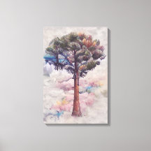 Vintage Handflatan träd