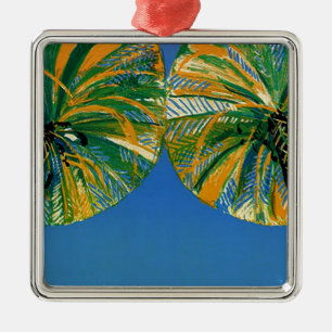 Vintage Handflatan Träd Cote D'Azur Ornament