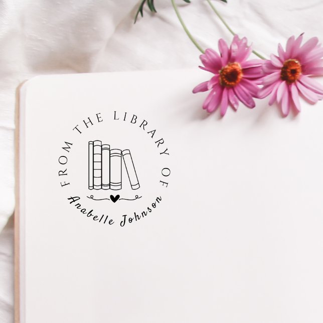 Vintage Handskrift Bokar från Bibliotek Stämpel (Skapare uppladdad)